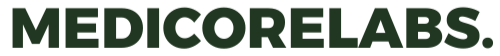 Logo of Medicore Labs on a white background